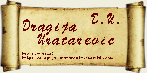 Dragija Uratarević vizit kartica